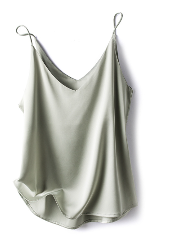 WW | Satin Unterhemd Mit Spaghettiträgern Für Damen