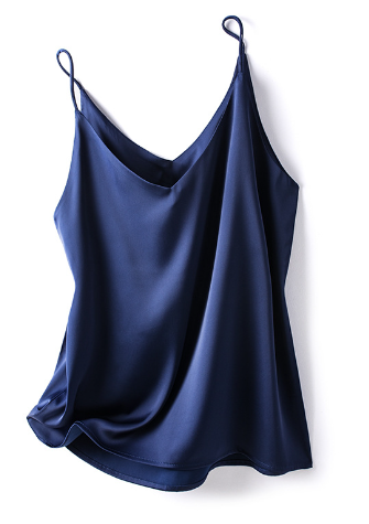 WW | Satin Unterhemd Mit Spaghettiträgern Für Damen