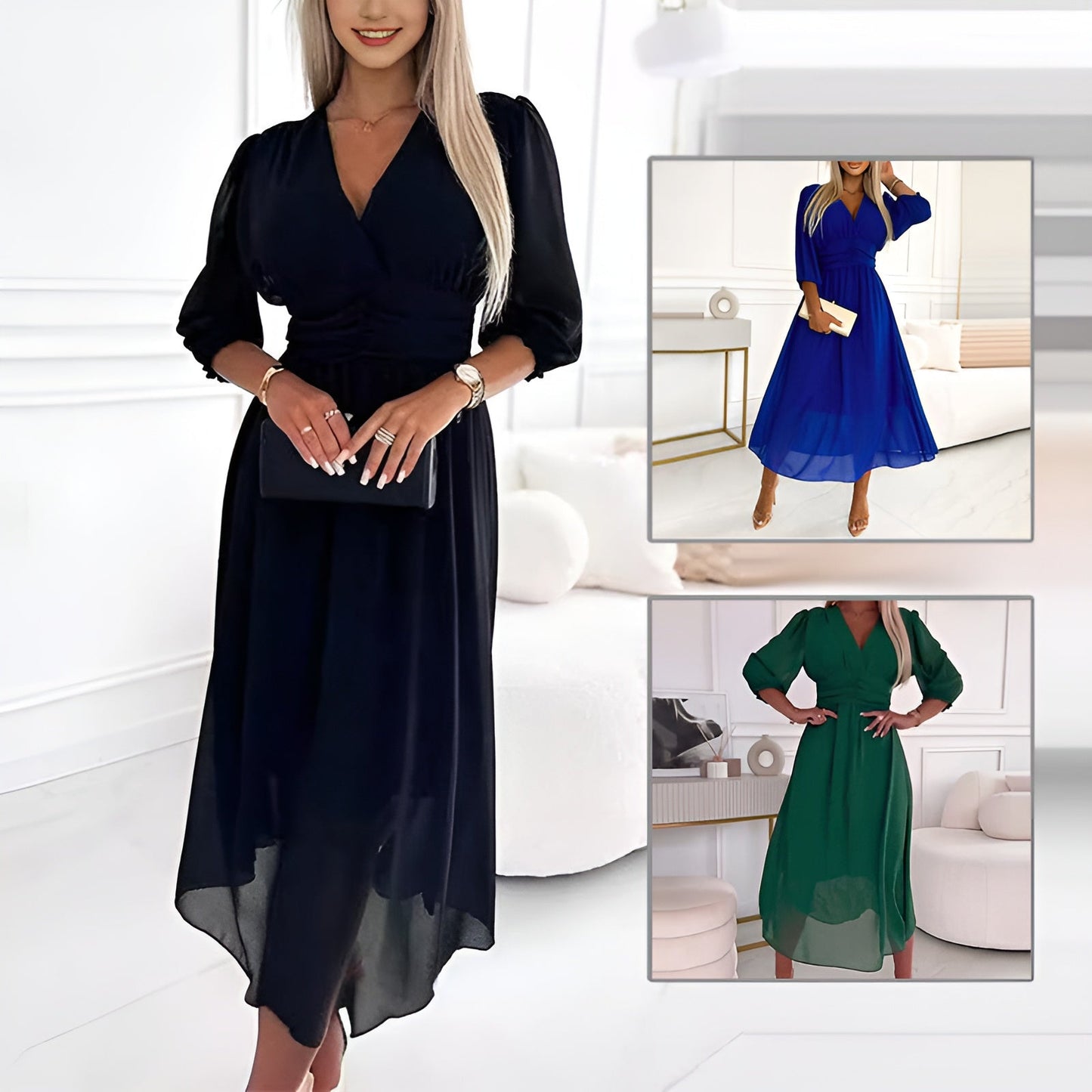 Vickie™ | Airy Silk Dress