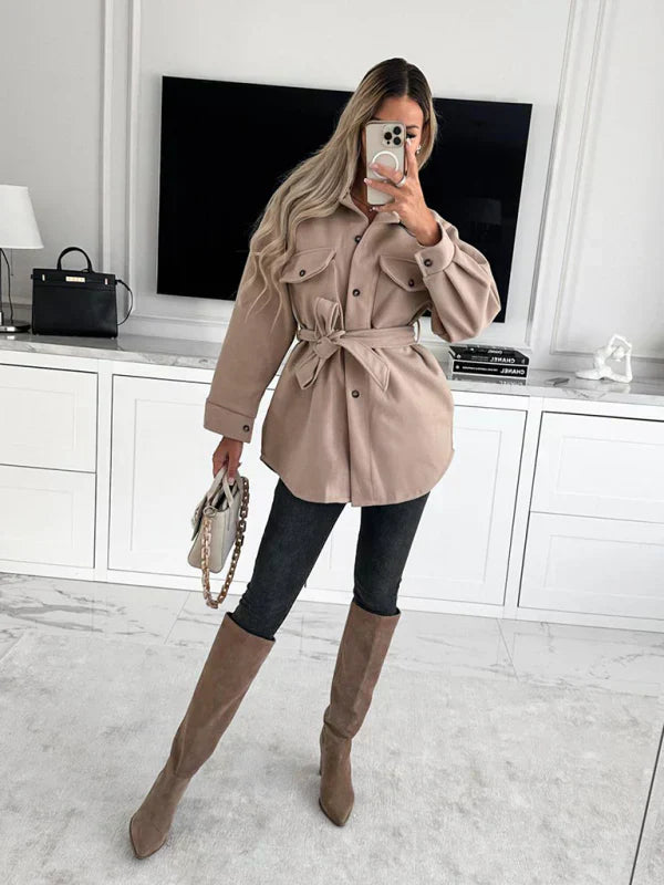 WW | Coat with belt
