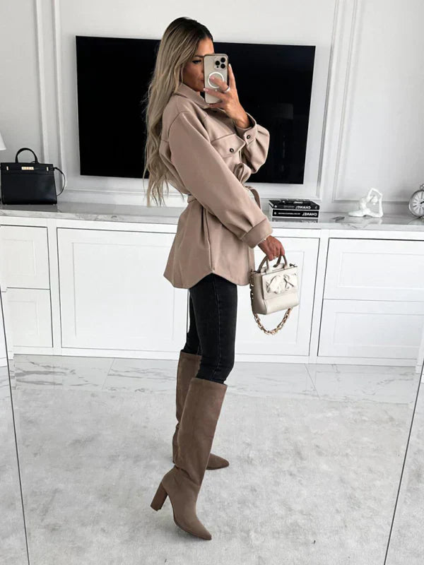 WW | Coat with belt