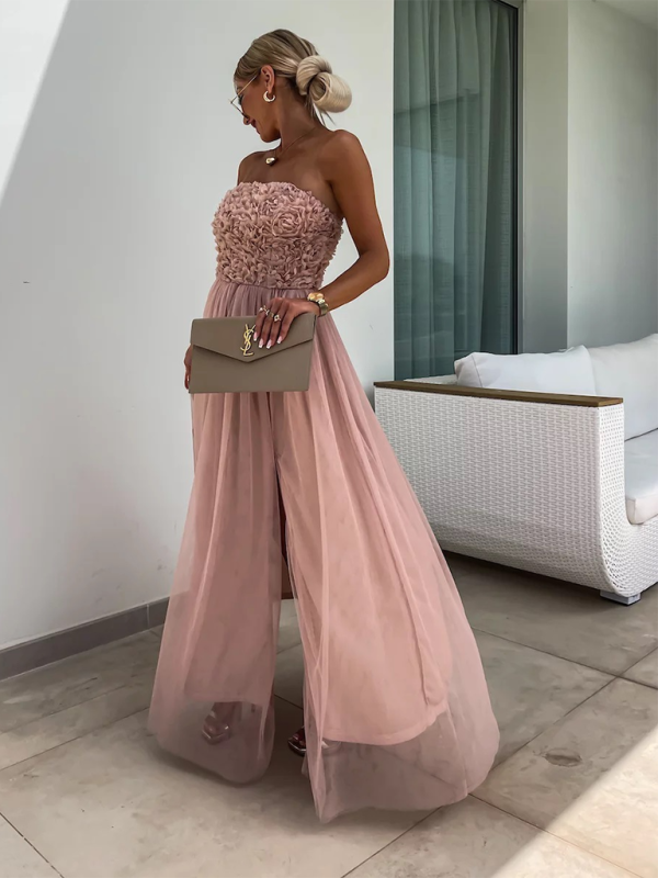 WW | Neues modisches Schlitz-Party-Lässig Urlaubskleid