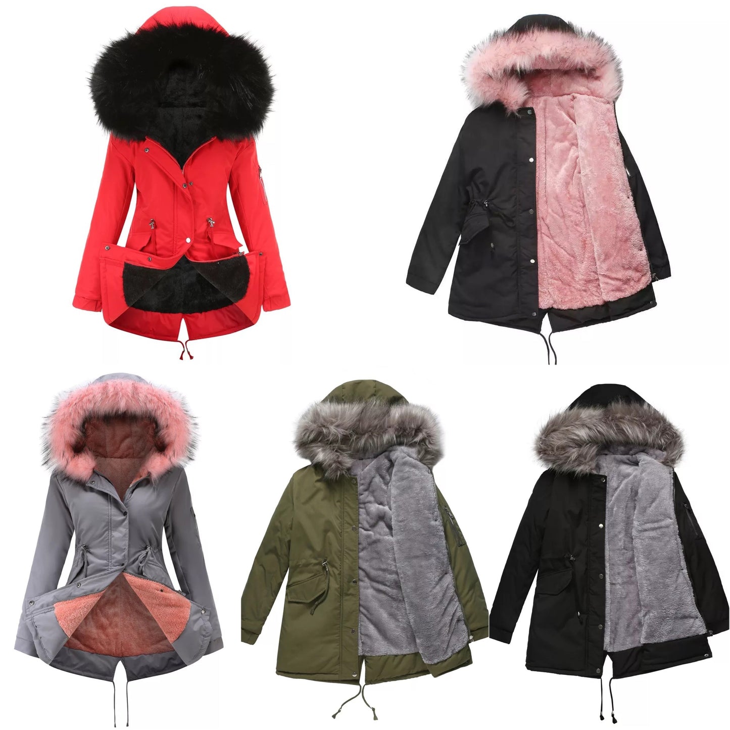 WW | Winter parka with faux fur