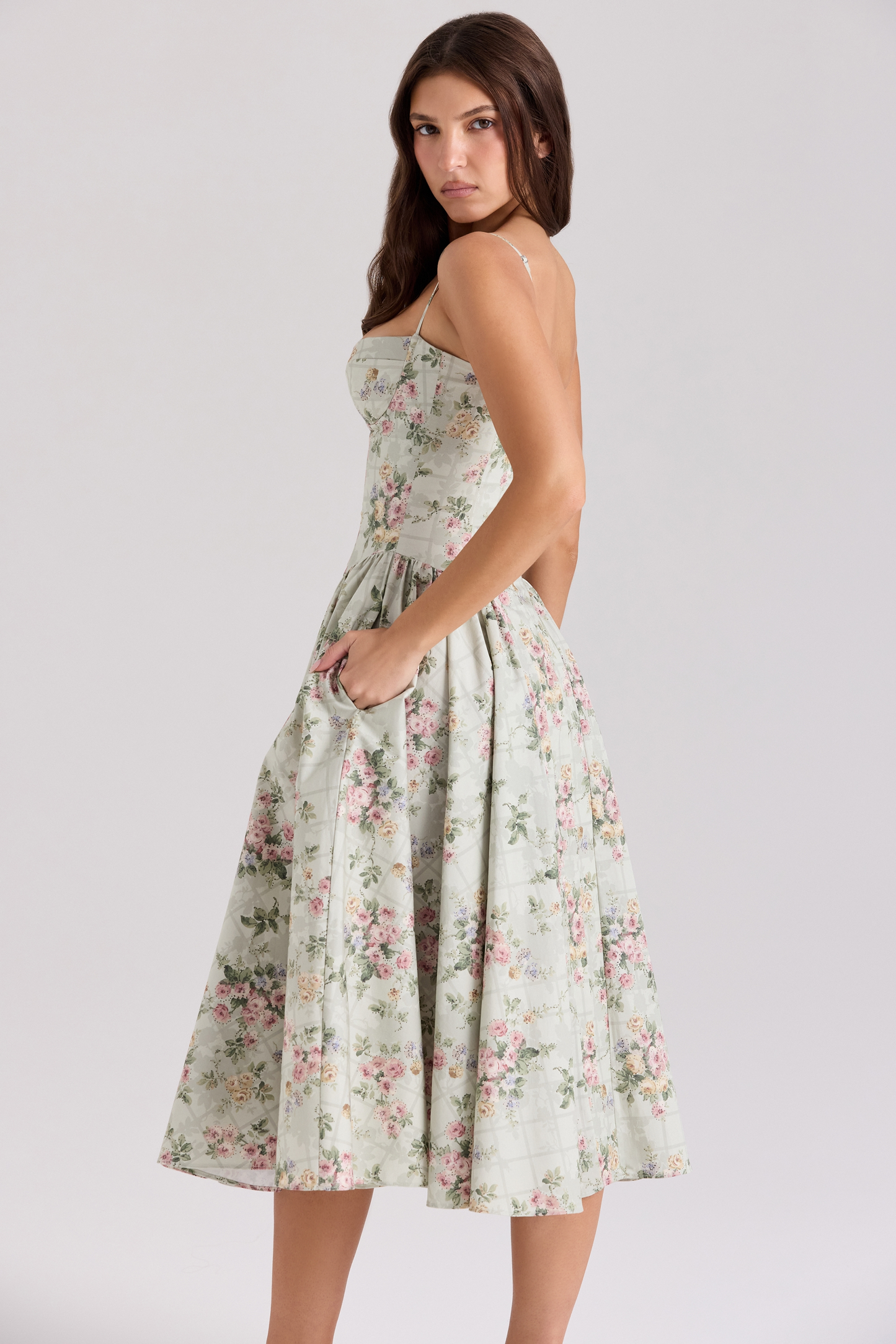 Coralie™ | Floral Corset Dress