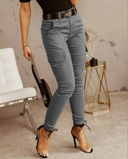 WW | High-waisted cargo pants