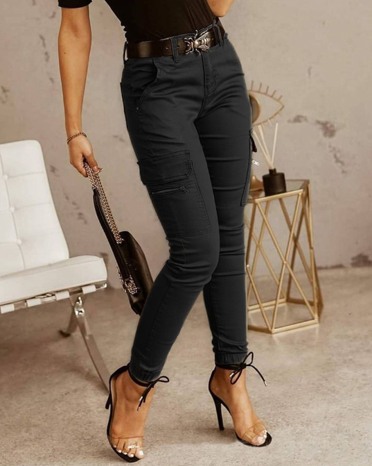WW | High-waisted cargo pants