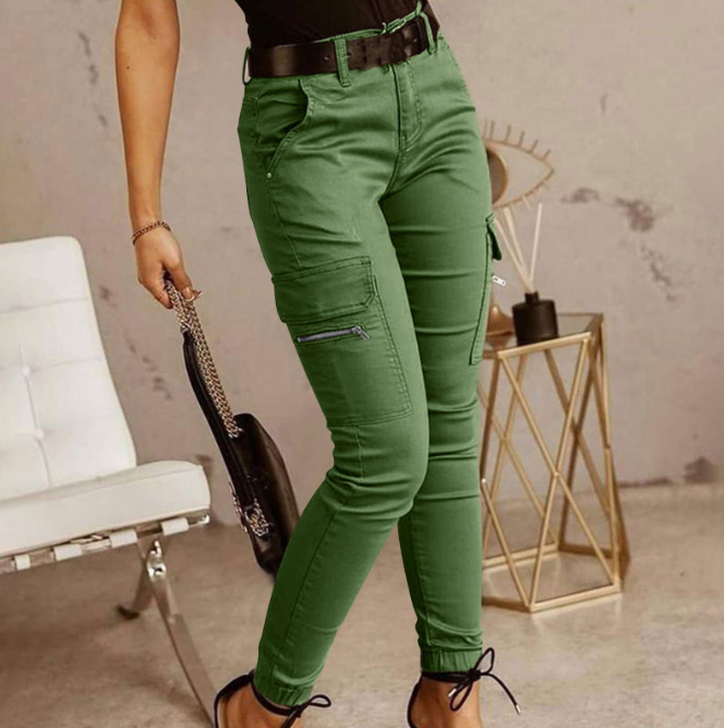 WW | High-waisted cargo pants