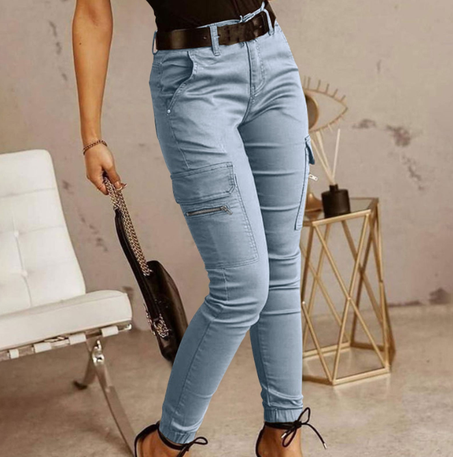 WW | High-waisted cargo pants