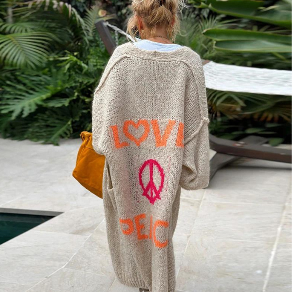 WW | Stylish peace cardigan