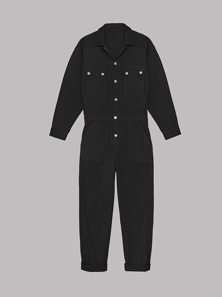 WW | Women's Utility Jumpsuit with Long Sleeves and Pockets