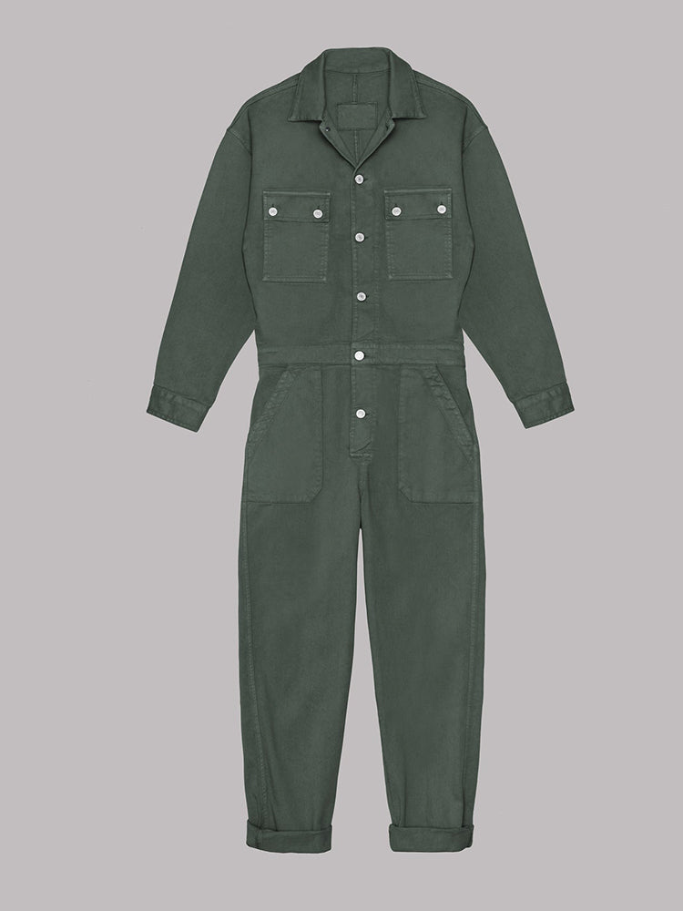 WW | Women's Utility Jumpsuit with Long Sleeves and Pockets