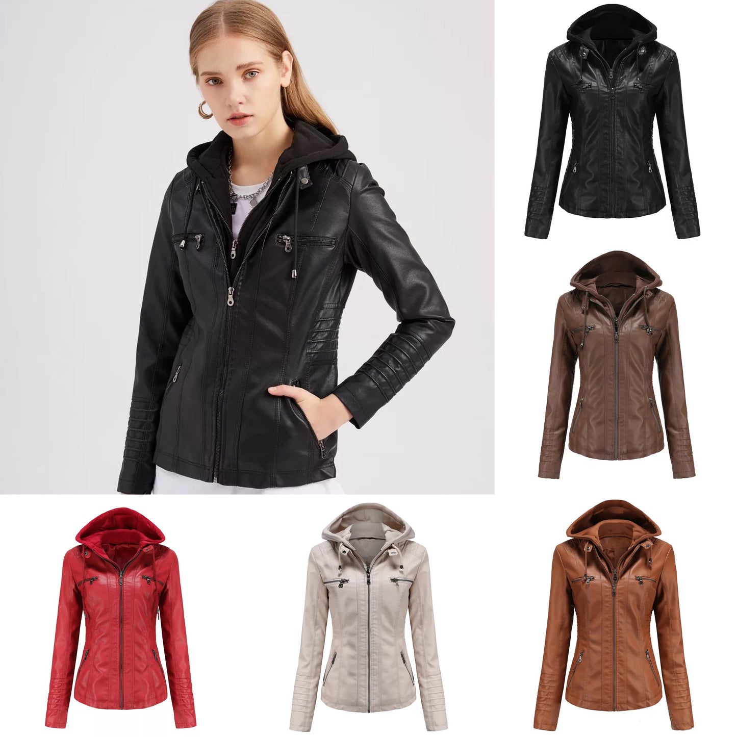 WW | Sporty Eco-Leather Jacket