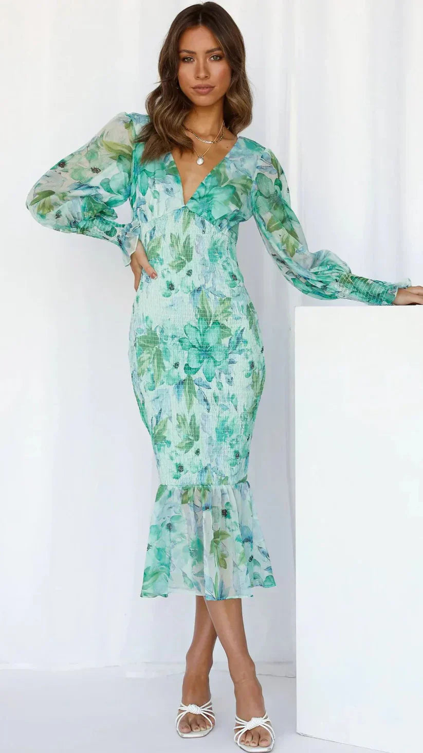 Millie | Atemberaubendes Blumenkleid