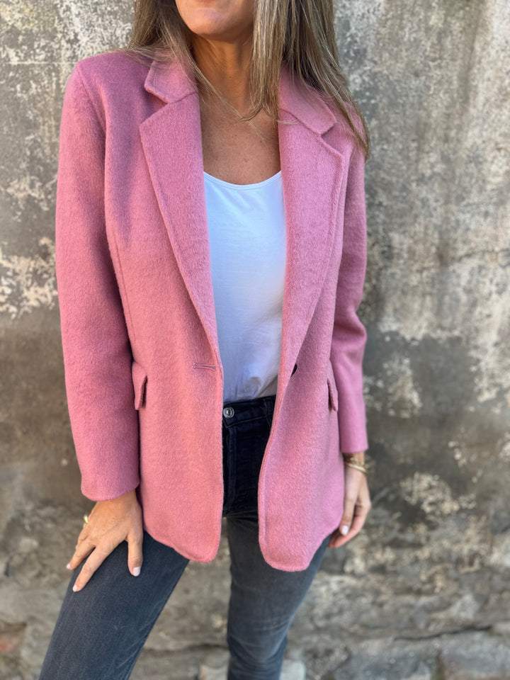 WW | Elegant Jacket with Structured Embossed Print