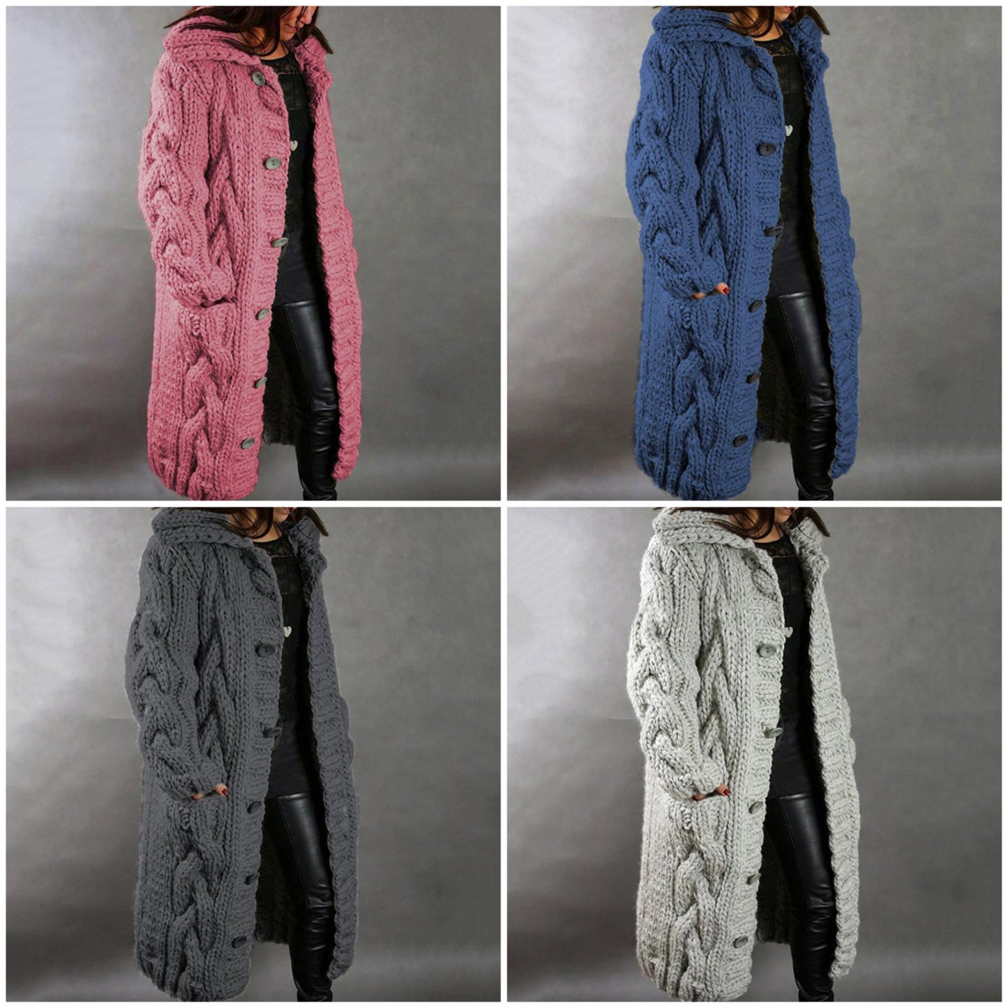 WW | Warme Longstrickjacke