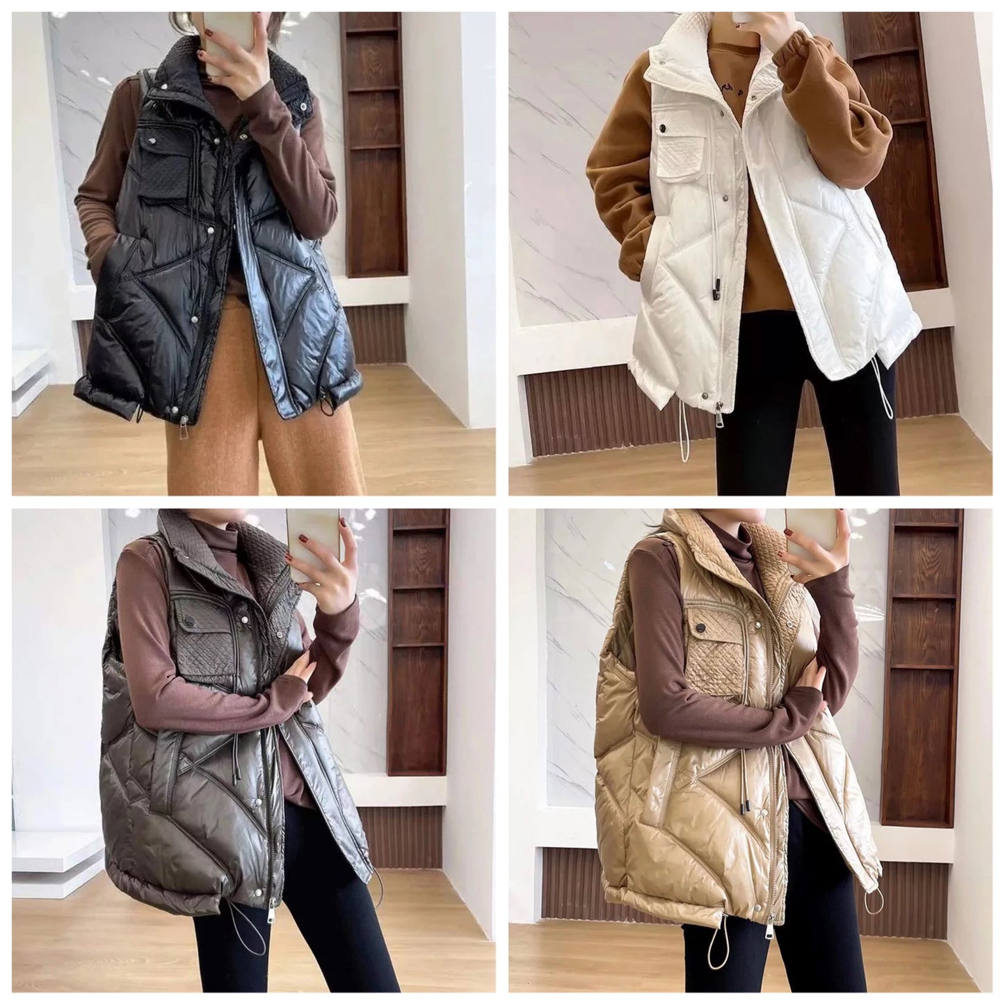 WW | Casual Hooded Winter Vest