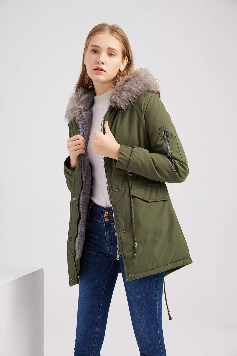 WW | Winter parka with faux fur