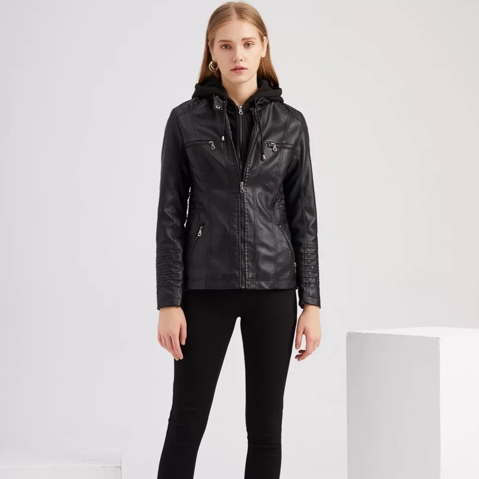 WW | Sporty Eco-Leather Jacket