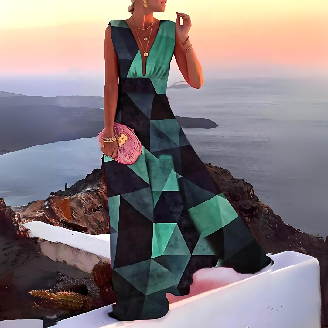 WW | Ärmelloses Kleid mit Print für Damen Emilia