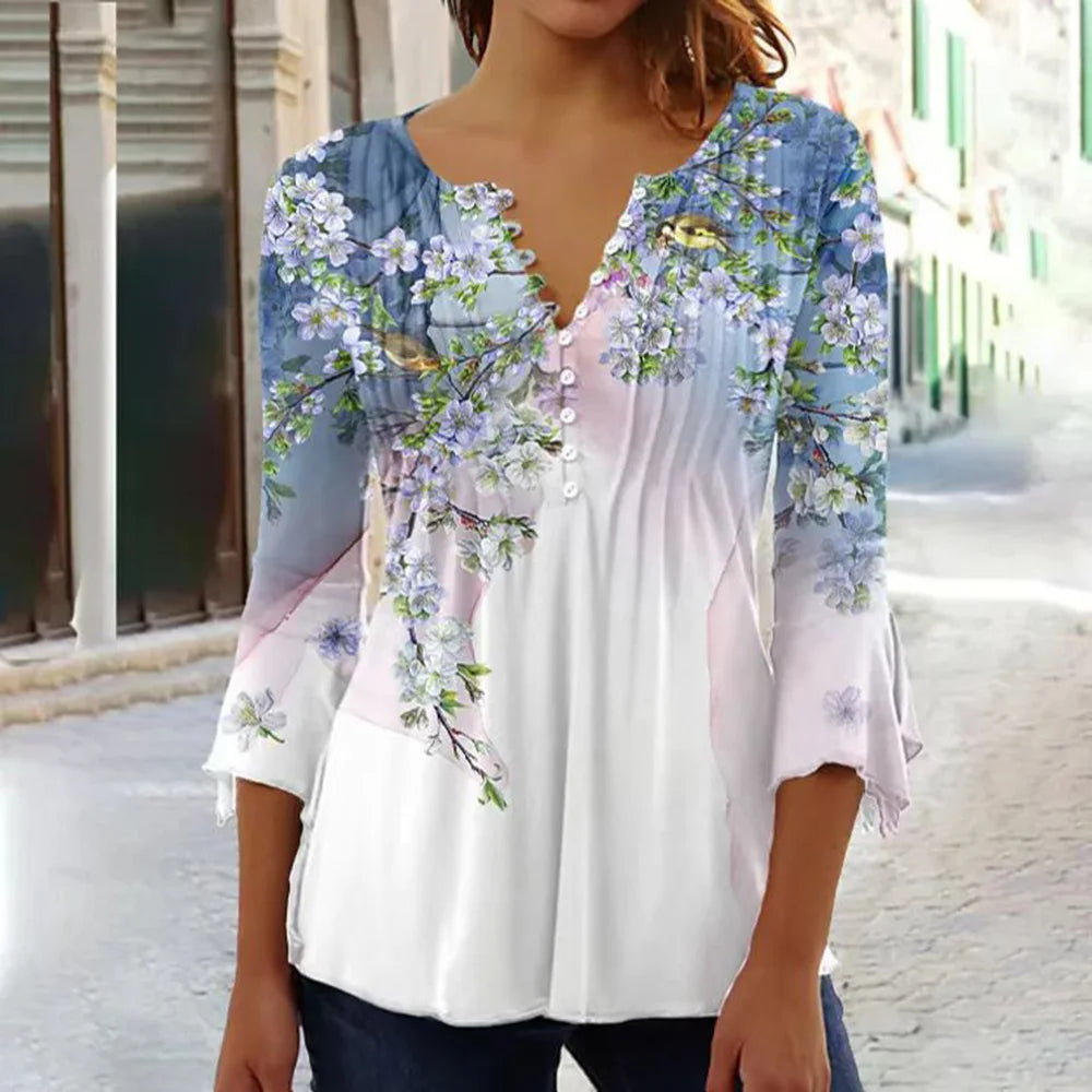 WW | Lightweight Blouse with Elegant Design.