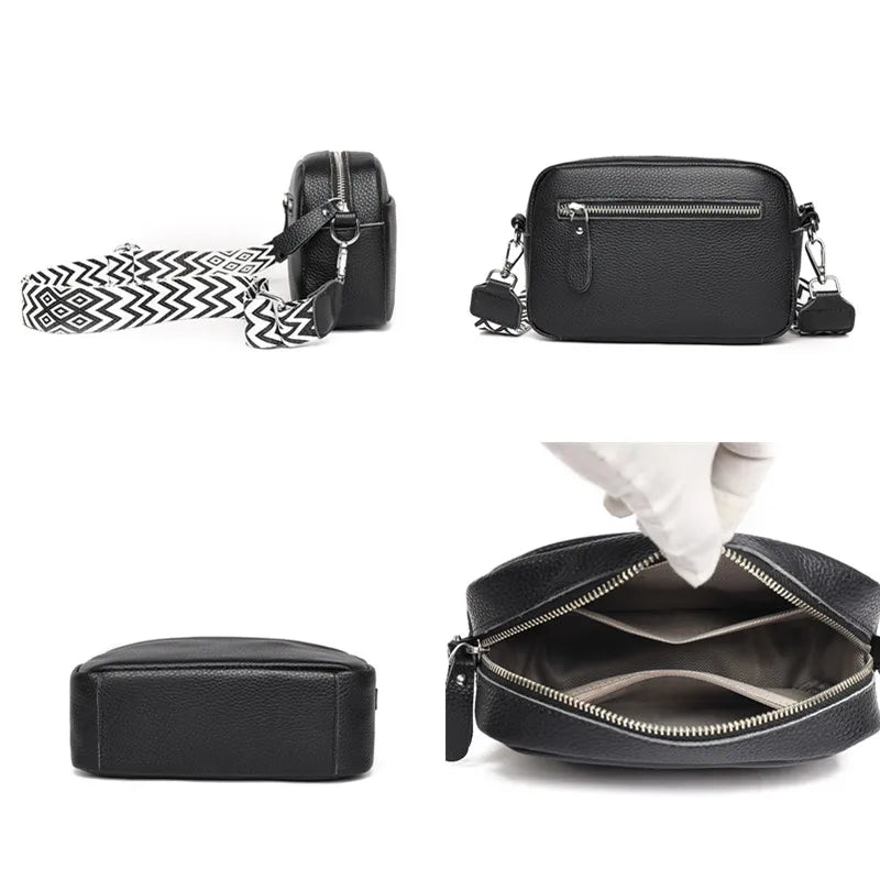 WW | Genuine Leather Shoulder Bag