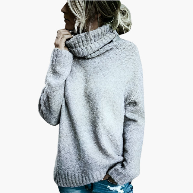 WW | Oversized Rollkragenpullover - Lässiger Strickpullover für Alltag & Freizeit