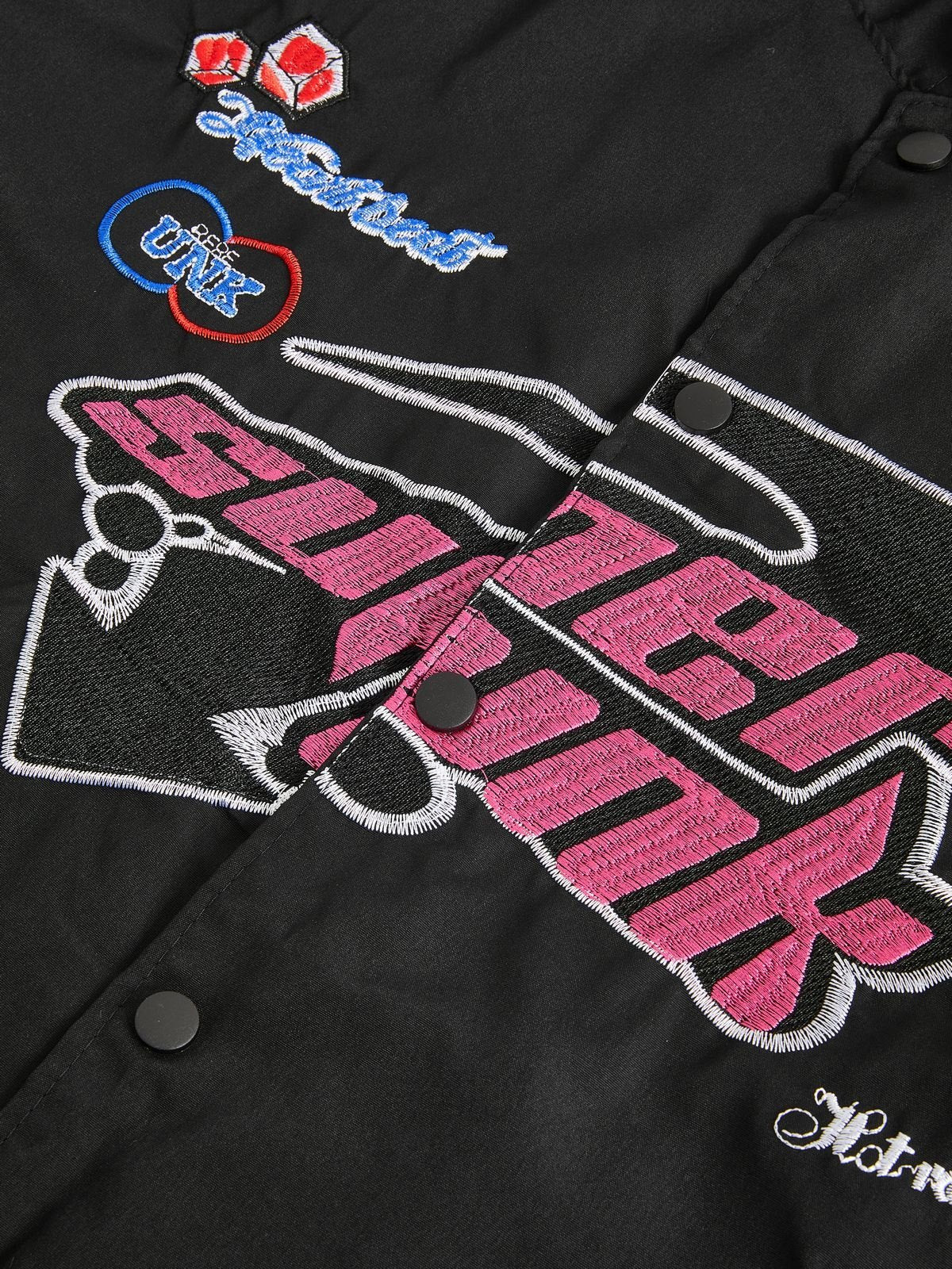 WW | Vintage Motorcycle Bomber Jacket with Embroidery