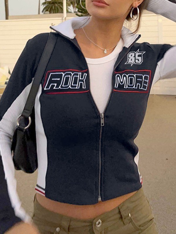 WW | Motorcycle jacket with embroidered logo