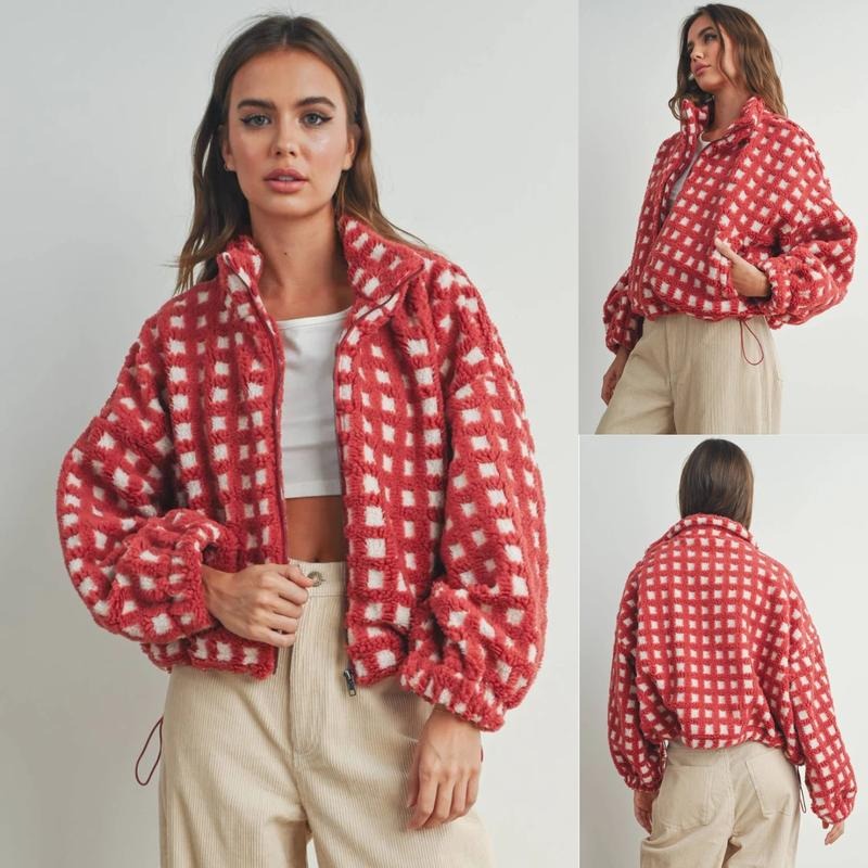 WW | Check Fleece Jacket