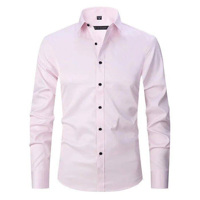 WW | Slim Fit Breathable Fabric Wrinkle-Free Long Sleeve Formal Style