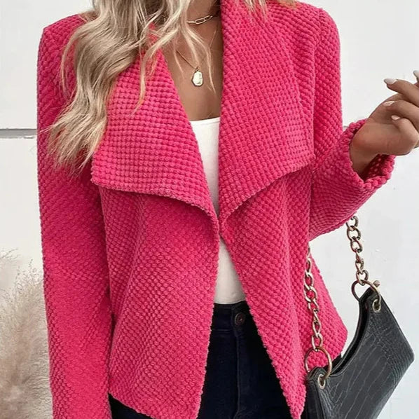 WW | Damen Strick-Blazer Jacke Relaxed Fit