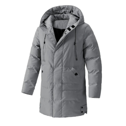 WW | Jacke mit Kapuze, wasserabweisend, wattiert, mittellang, mehrere Taschen