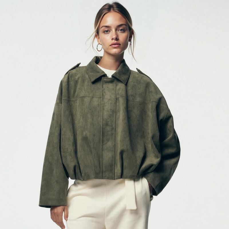 WW | Suede Bomber Jacket