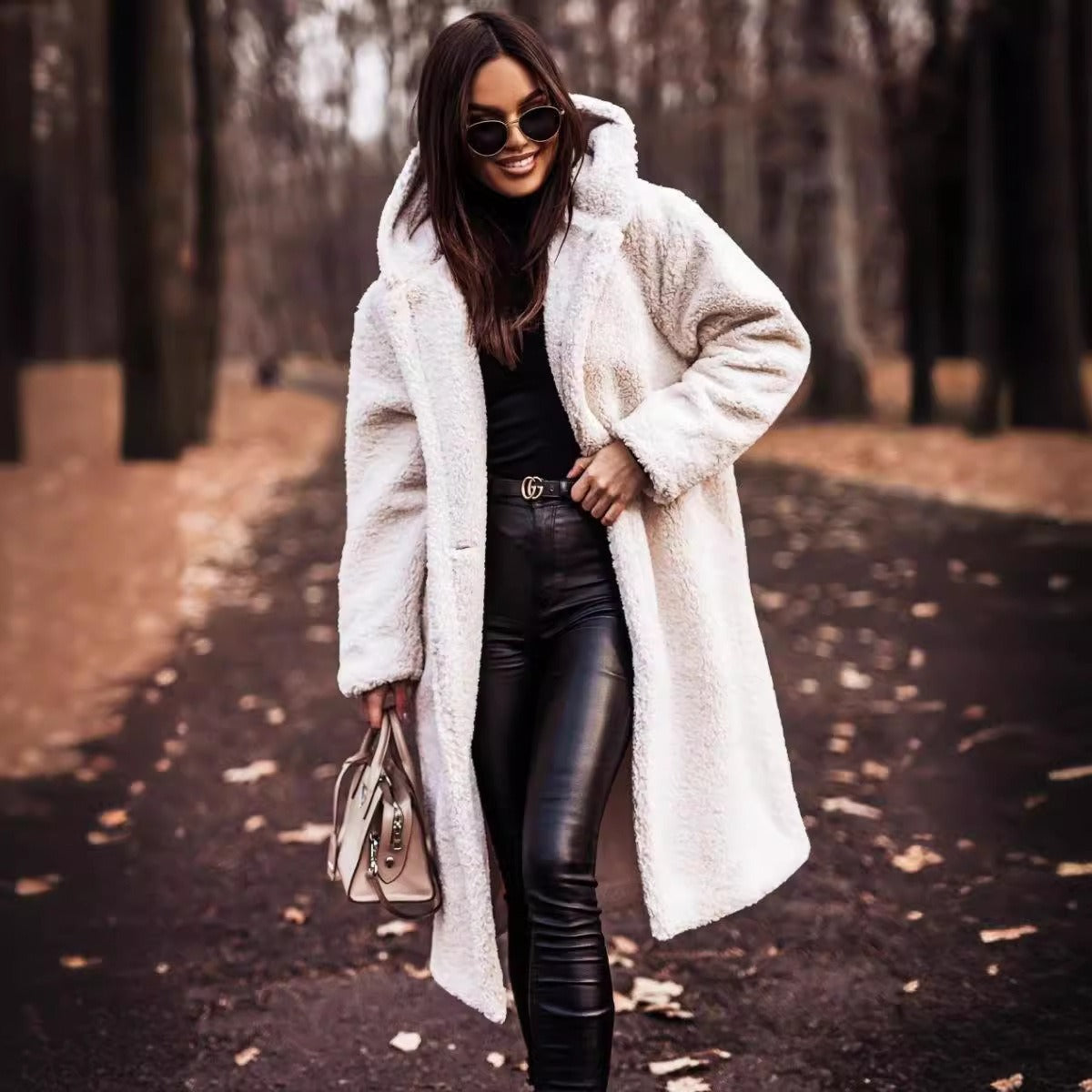 WW | Oversized Wool Long with Hood and Buttons