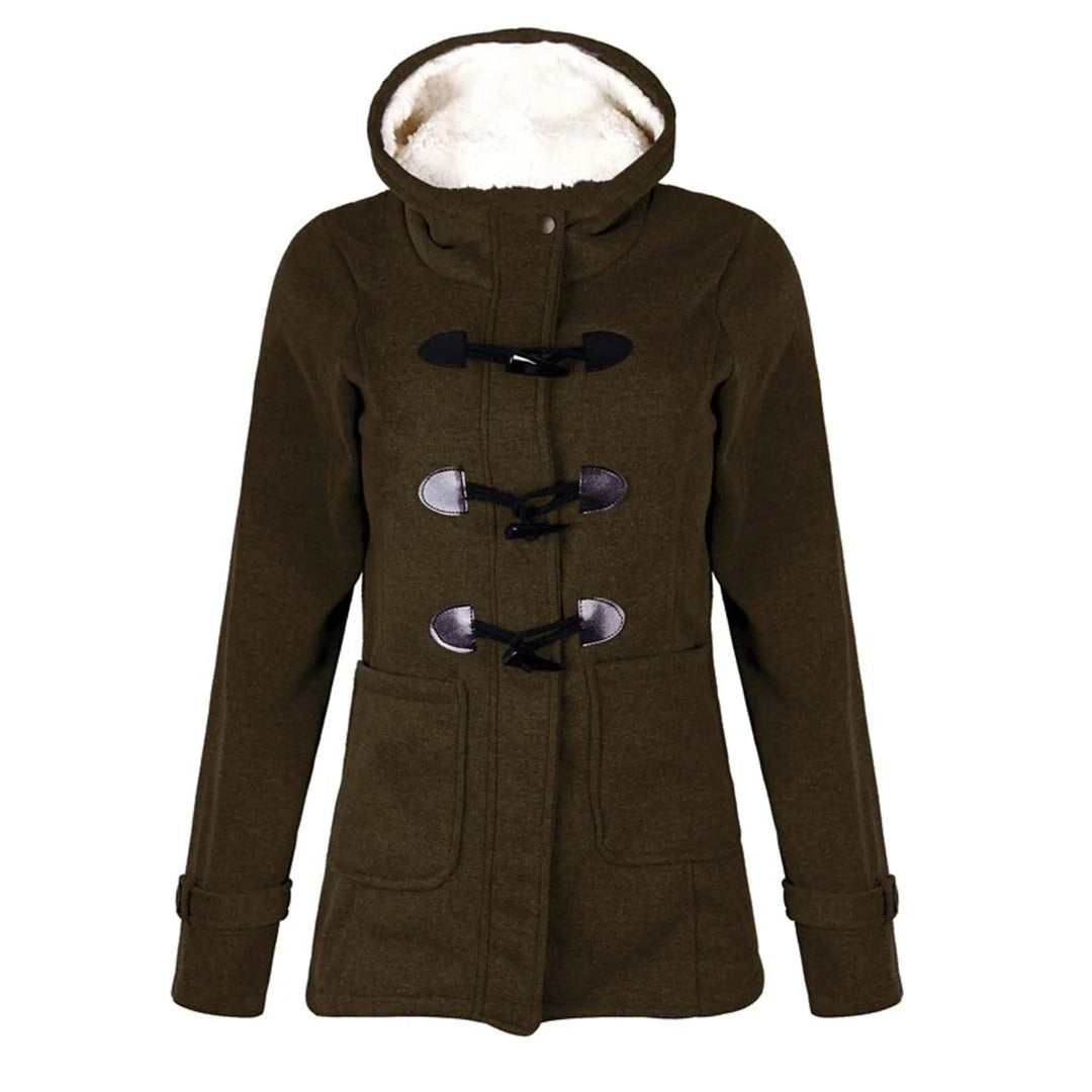WW | Long coat - Tailored fit - Lined hood - Button fastening and pockets