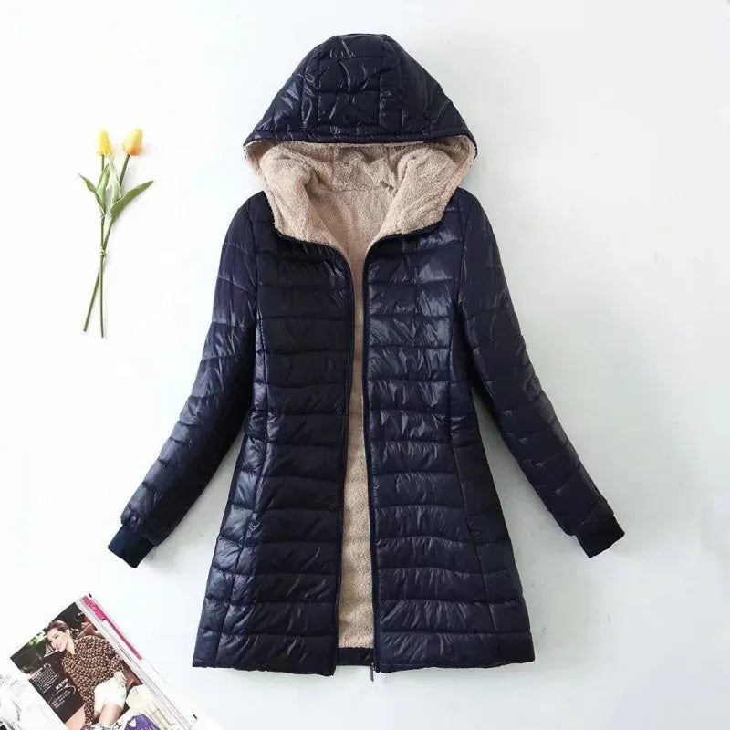 WW | Quilted - Fleece Lined - Regular Fit - Hooded - Water Repellent