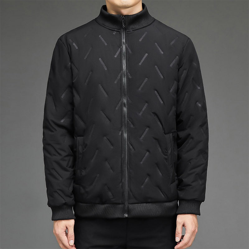 WW | Pufferjacke - Reguläre Passform - Gepolsterte Steppung - Hoher Kragen - Rippendetails