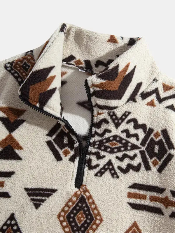 WW | Patterned Fleece Pullover