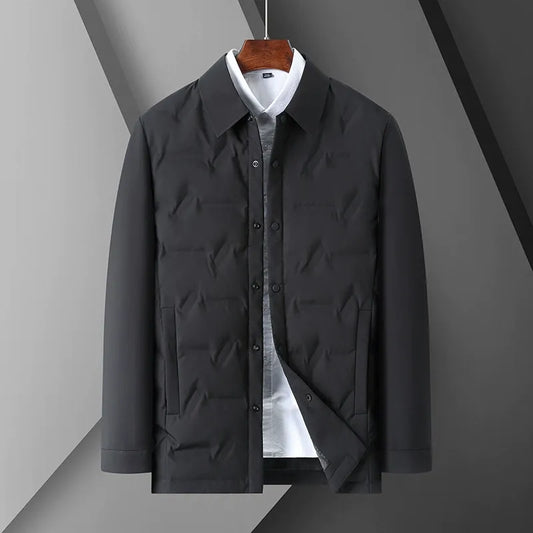 WW | Steppjacke Slim Fit Gequiltet Hemdkragen Leichtes Warmes Design