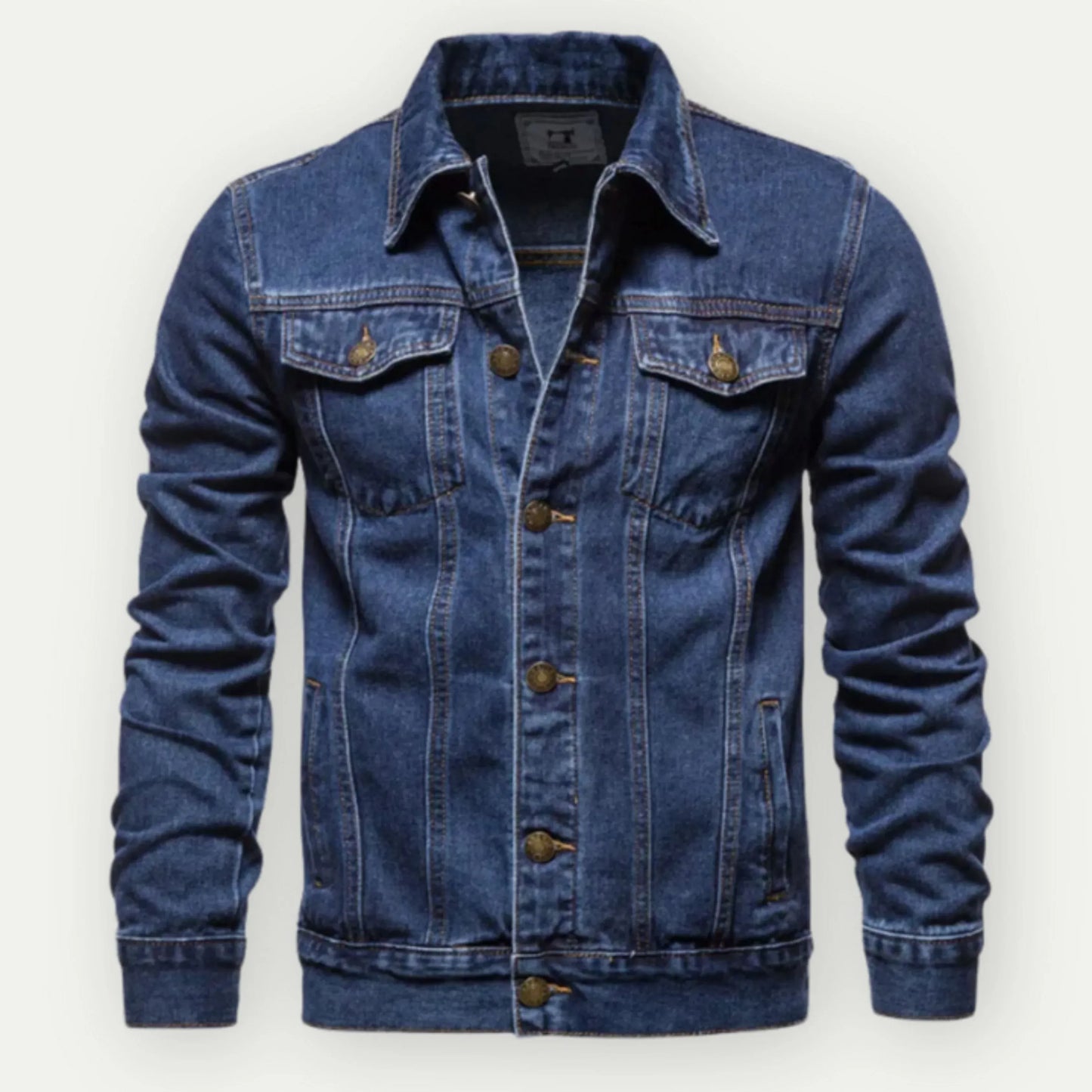 WW | Trucker Jacket Denim Tailored Fit Buttons Chest and Side Pockets