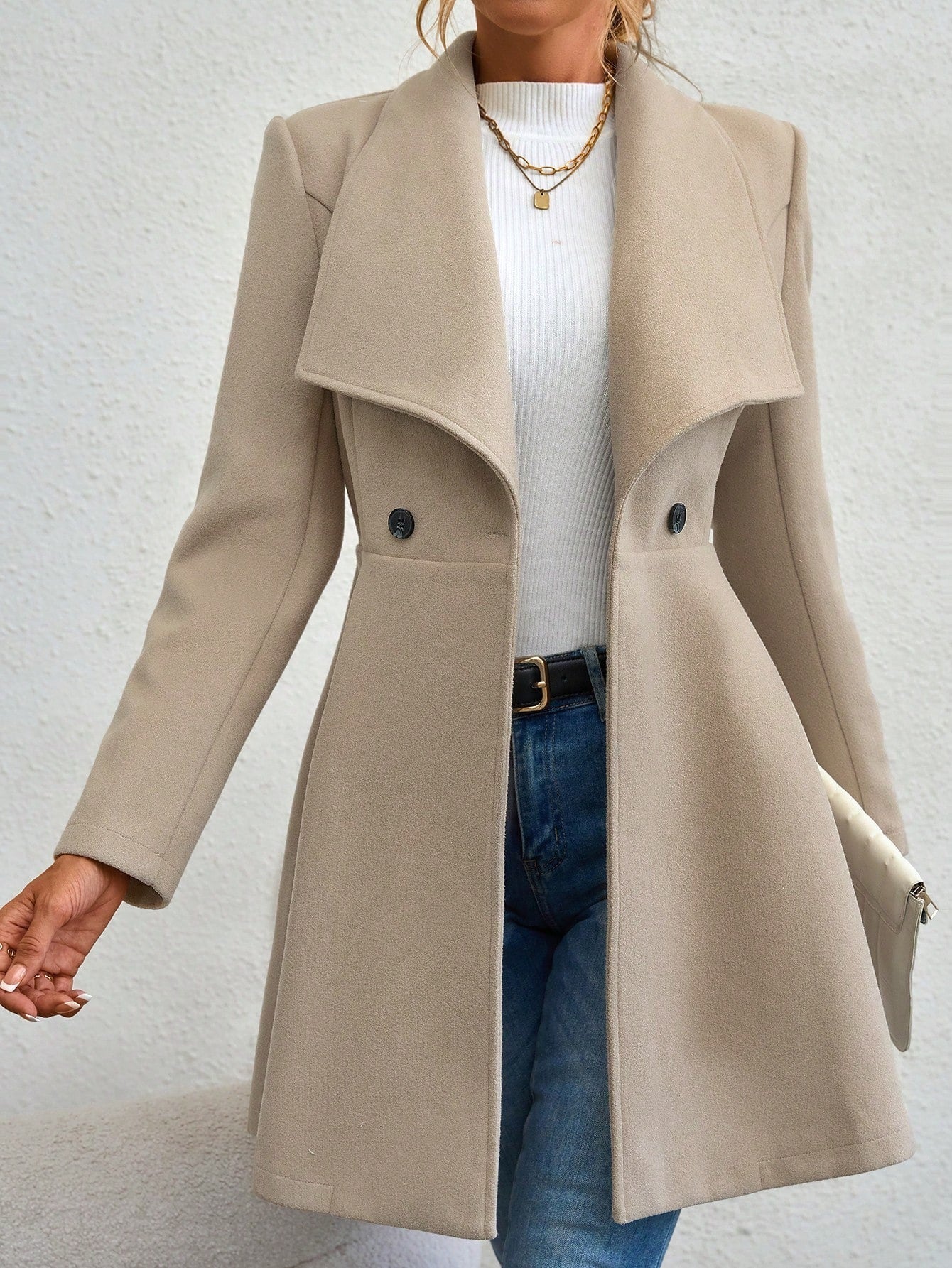 WW | Wool Slim Fit Long Model with Wide Lapels
