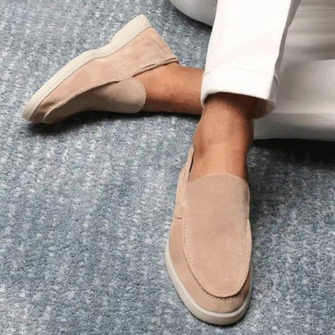 WW | Suede Look Slip-On Moccasin Seam Slim Fit