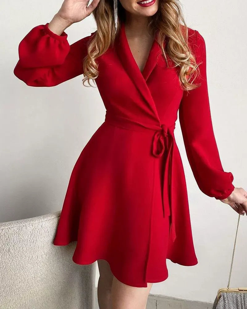 WW | Cardigan Relaxed Fit Belted Waist Lightly Patterned Layered