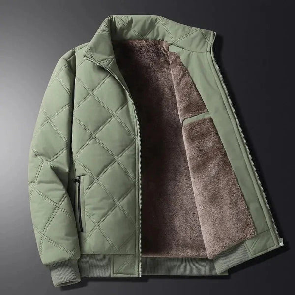 WW | Jacke - Gepolstert mit Fleece-Futter - Winddicht - Normaler Schnitt - Hüftlänge