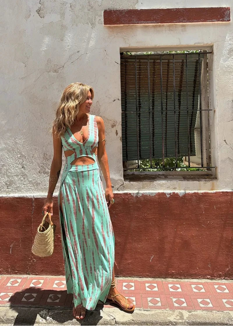 Narine™ | Boho Batik Dress