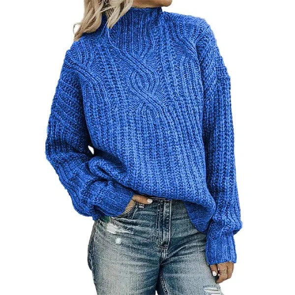 WW | Plus Size Fit Wool Blend Cable Knit Drop Shoulder