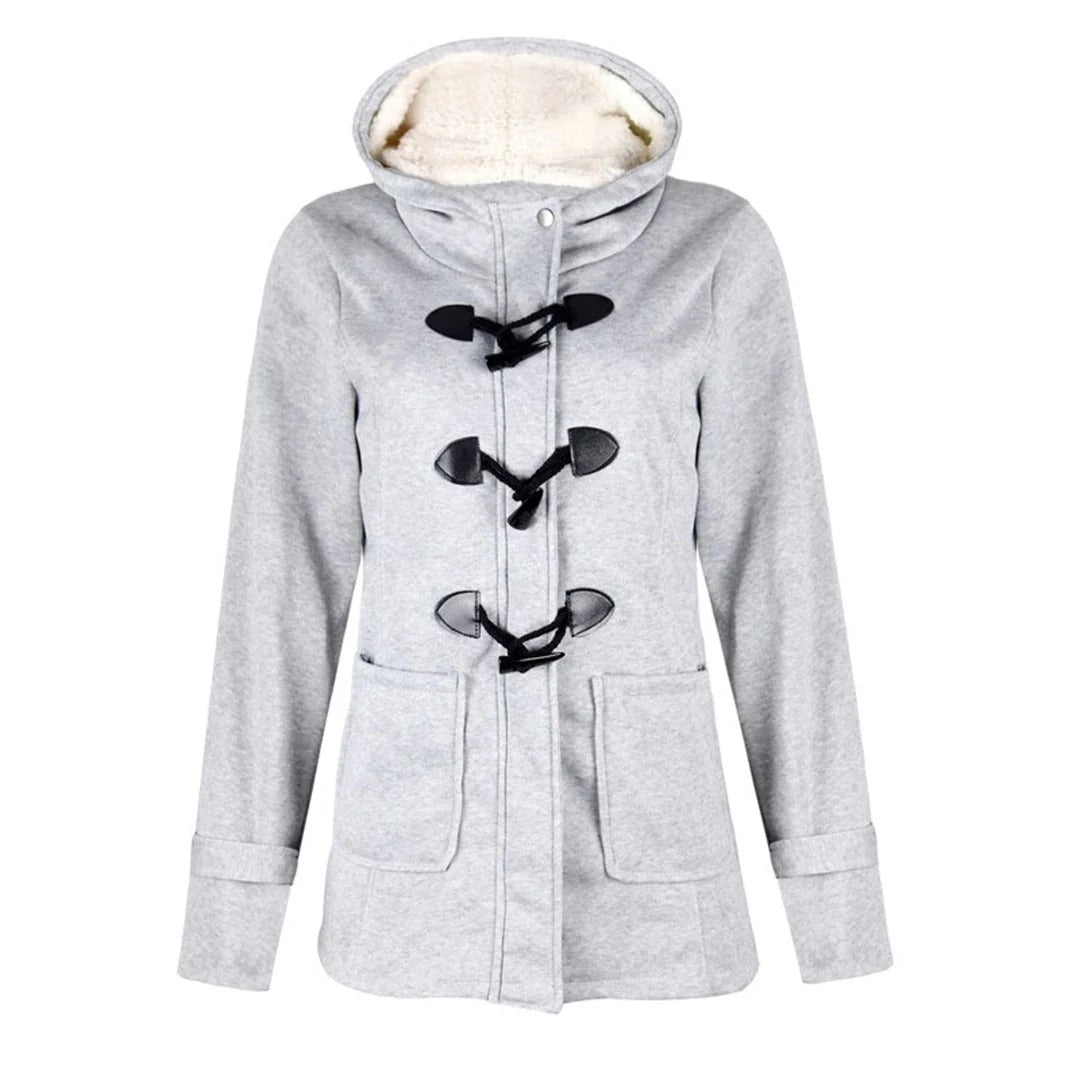 WW | Long coat - Tailored fit - Lined hood - Button fastening and pockets