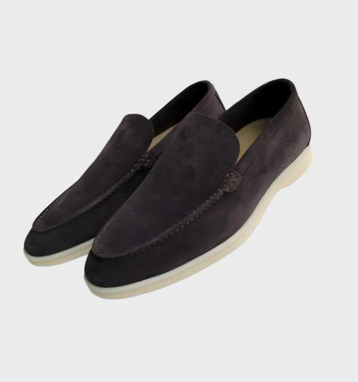 WW | Suede Look Slip-On Moccasin Seam Slim Fit