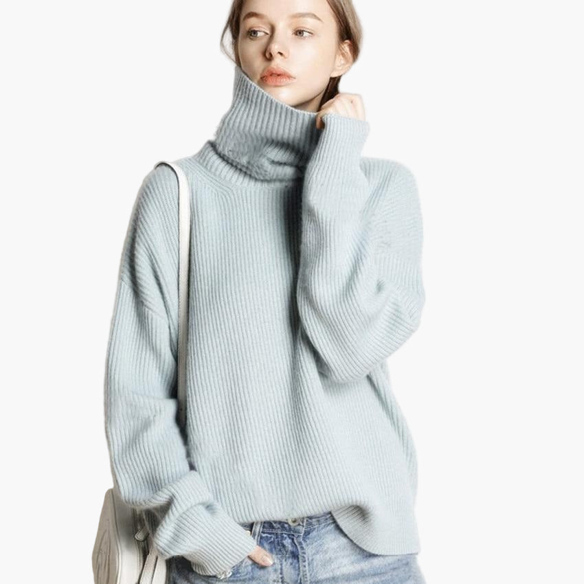 WW | Turtleneck Sweater Oversized Style for Leisure and Office