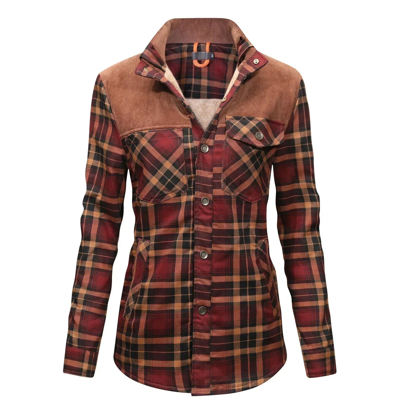 WW | Warme Flanelljacke für Frauen für draußen und den Winter